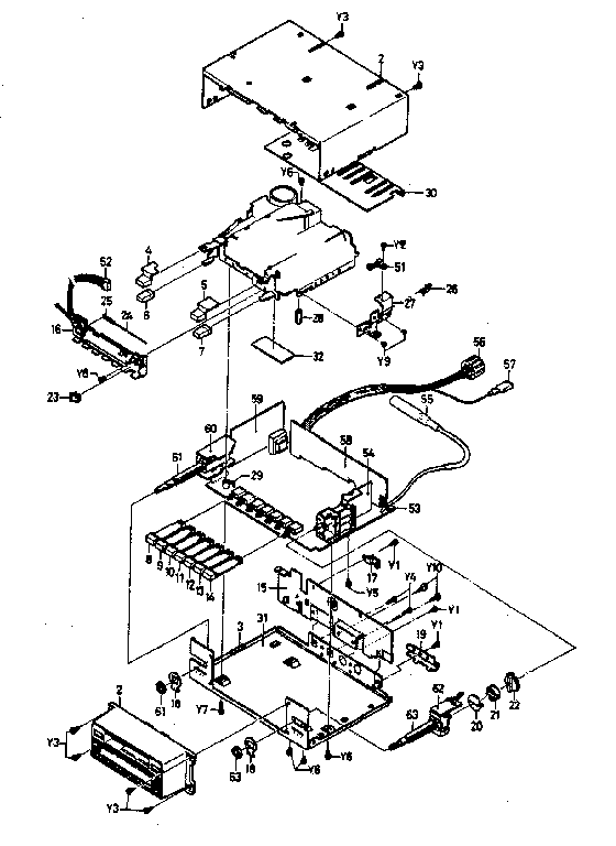 LXI 50565 cabinet & chassis diagram