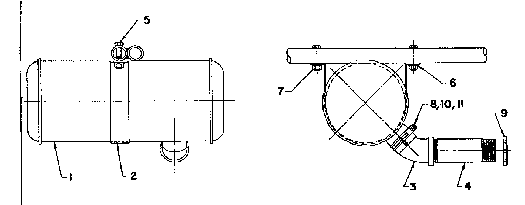Craftsman 5803188-3 muffler assembly diagram