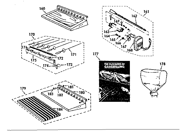 Kenmore 2582357980 optional accessories diagram