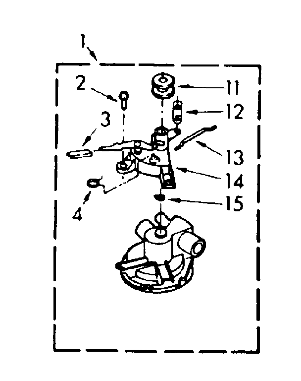 Kenmore 1107433700 water pump diagram