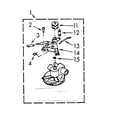Kenmore 11074410400 water pump diagram