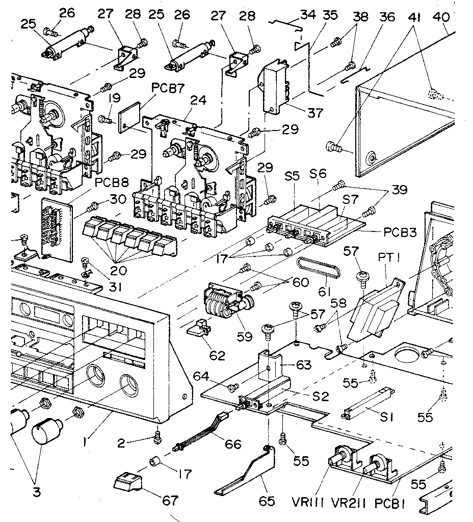 LXI 56493281350 cassette mechanism diagram