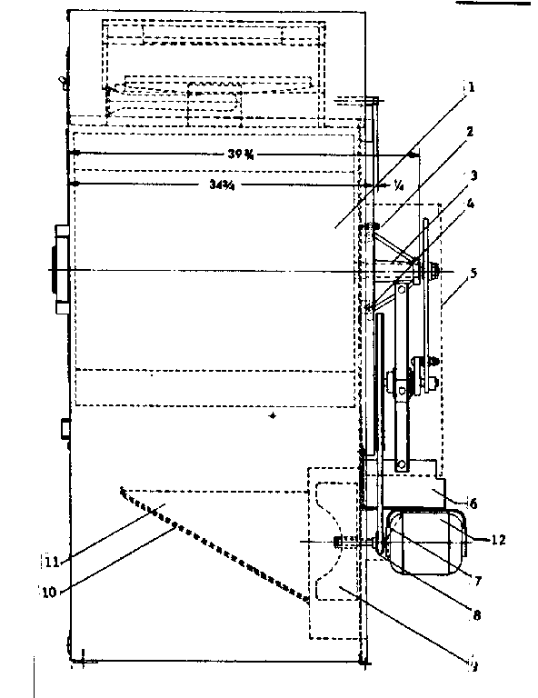 Huebsch 30-30 motor and lintscreen diagram