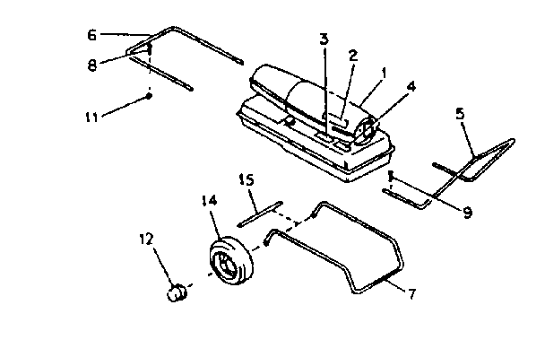 Kenmore 583409940 non-functional replacement parts diagram