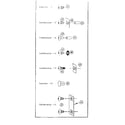 Sears 696606411 fastener combinations diagram