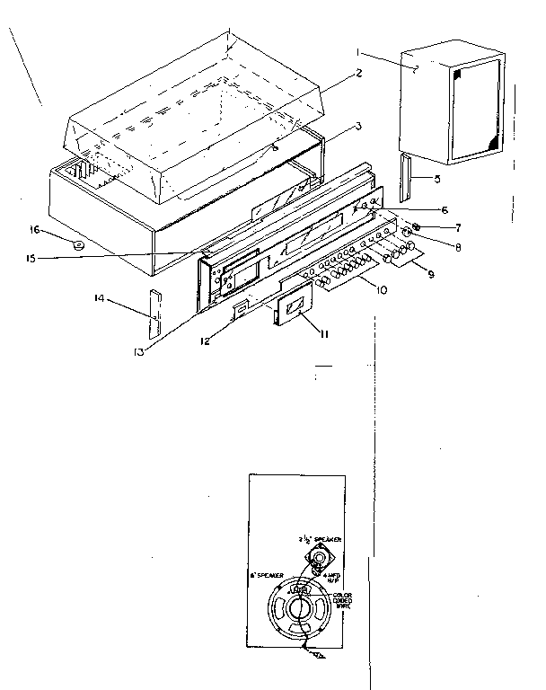 LXI 13291852800 cabinet diagram