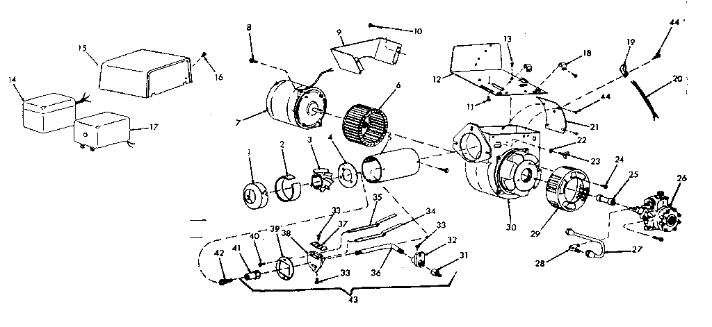 ICP UO-112DA-C unit parts diagram