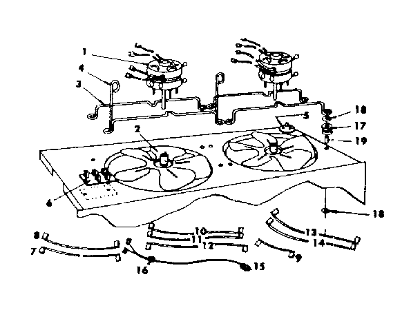 Preway FYP75D-3004 blower assembly diagram