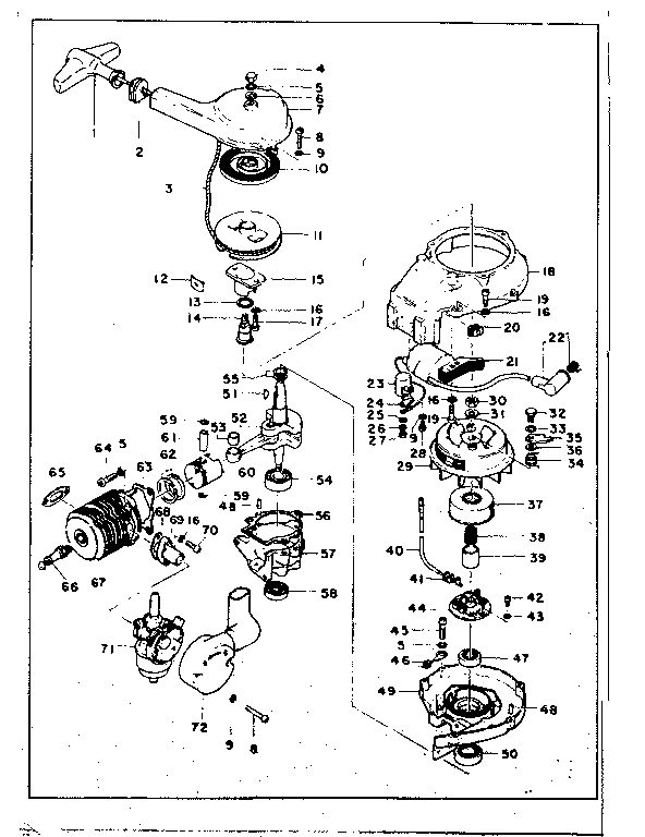 Craftsman 298585120 engine assembly diagram