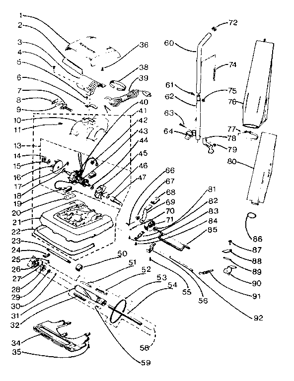 Kenmore 17531500 unit parts diagram
