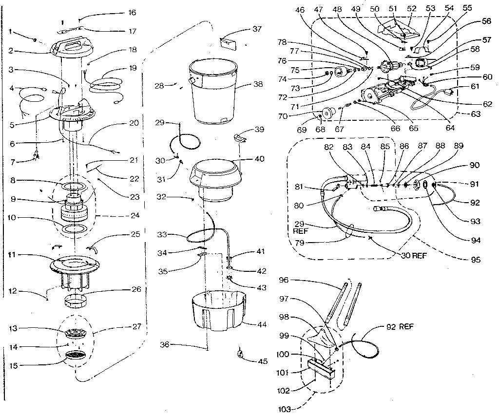 Kenmore 17589901 replacement parts diagram
