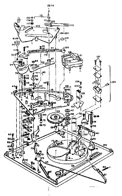 LXI 198822091 parts below baseplate diagram