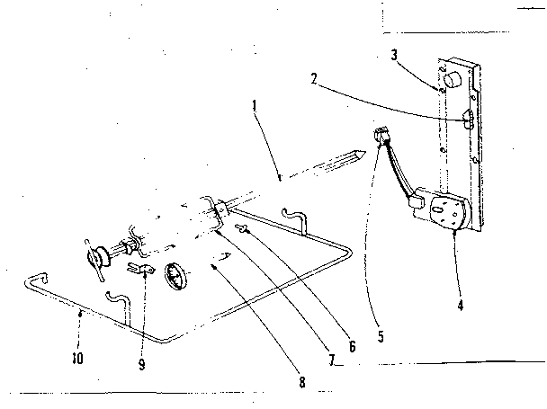 Kenmore 1019126600 accessory - rotisserie diagram