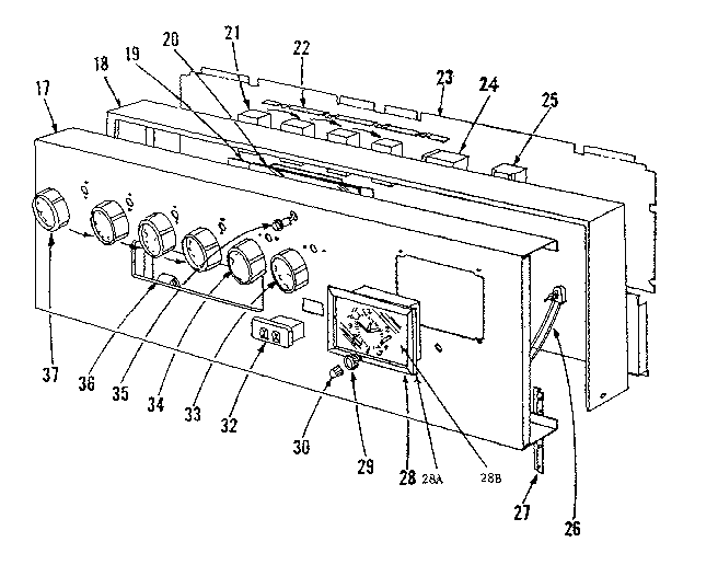 Kenmore 101965602 backguard section diagram