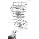 Kenmore 2582337770 grill and burner section diagram