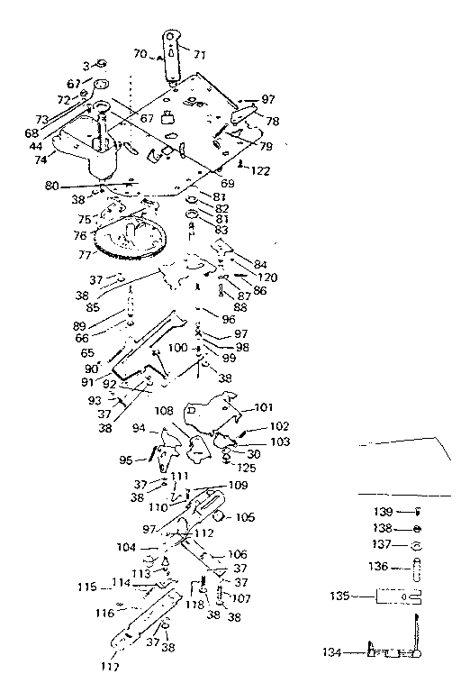 LXI 25794215300 record changer diagram
