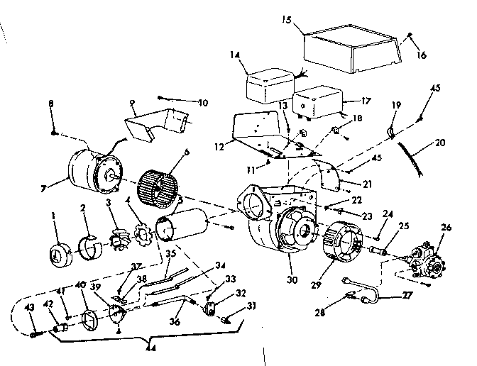 Kenmore 8676479 oil burner assembly diagram