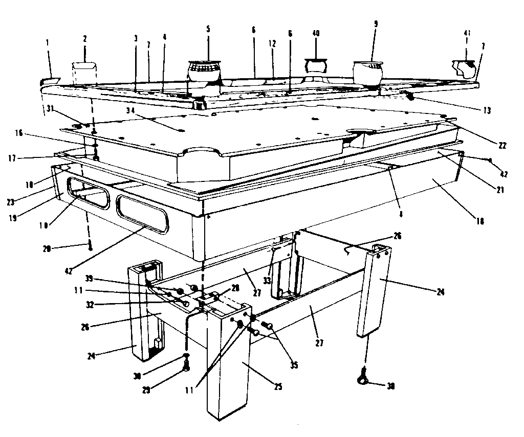 Sears 854263460 unit parts diagram
