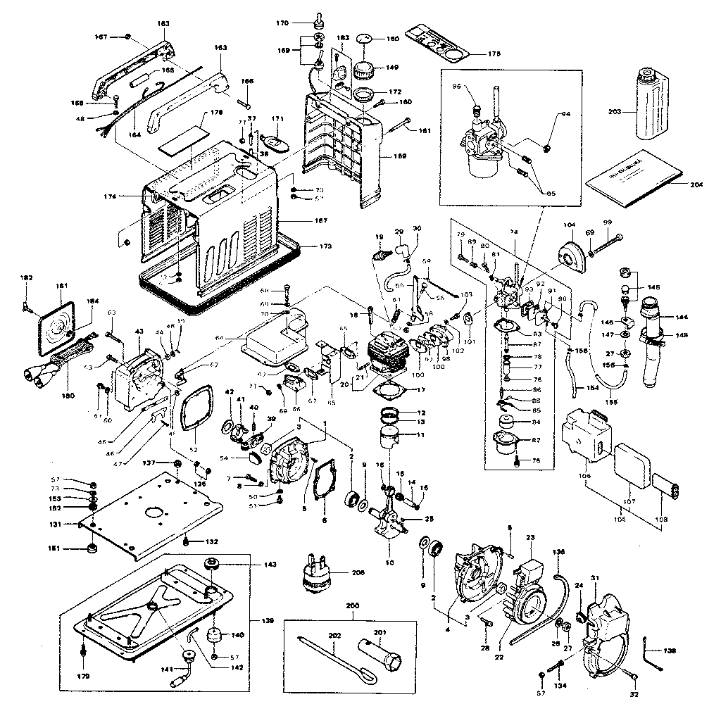 Ihi-Shibaura SG500 replacement parts diagram