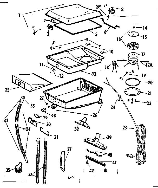 Kenmore 20822300 unit parts diagram