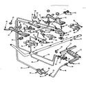 Kenmore 103730622 burner section diagram