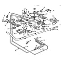 Kenmore 103735620 burner section diagram