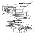 Kenmore 103736626 backguard and maintop diagram