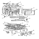 Kenmore 103744620 backguard & main top diagram