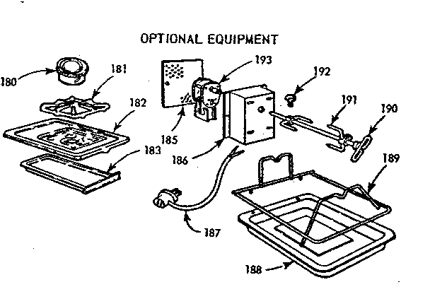 Kenmore 1037466114 optional equipment diagram