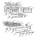 Kenmore 1037486241 backguard and main top diagram