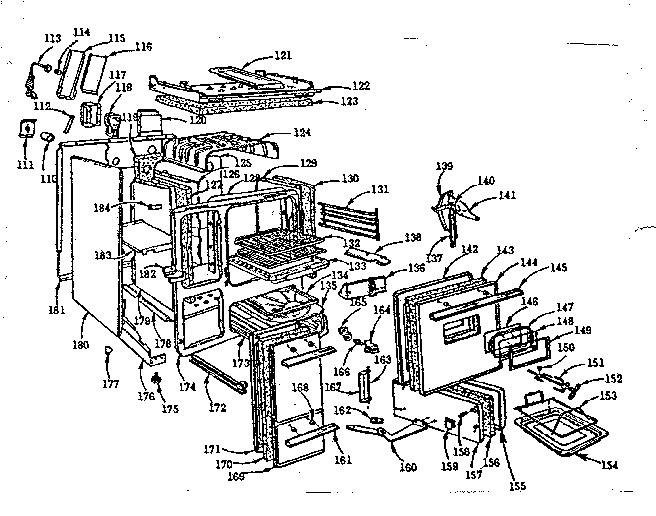 Kenmore 103776611 body section diagram