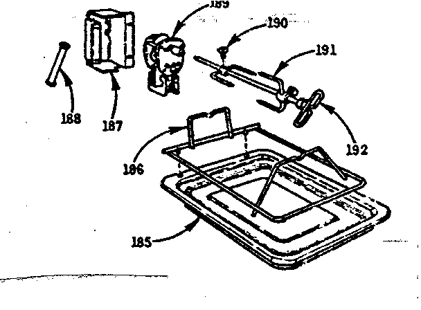 Kenmore 1037766110 optional equipment-oven rotisserie diagram