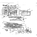 Kenmore 103778620 backguard and main top diagram