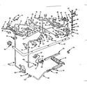 Kenmore 1037786364 burner section diagram