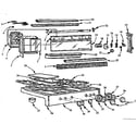 Kenmore 1037866110 backguard and maintop diagram