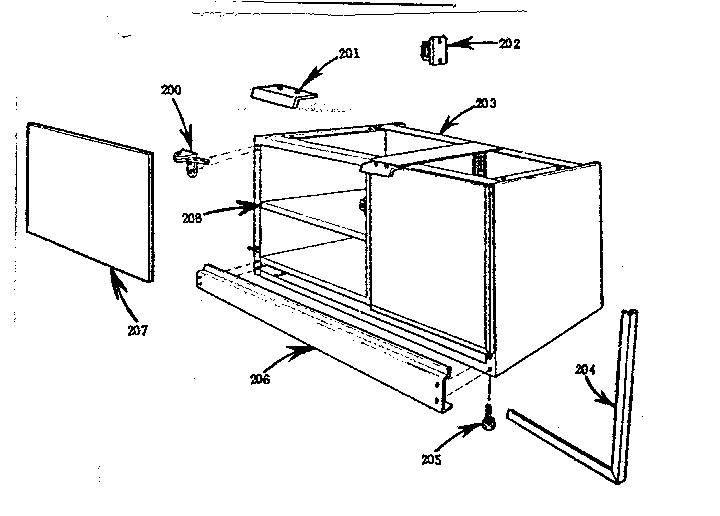 Kenmore 103794611 base cabinet diagram