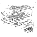 Kenmore 103794620 main top and bottom section diagram