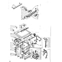 Kenmore 1106007610 machine sub-assembly diagram