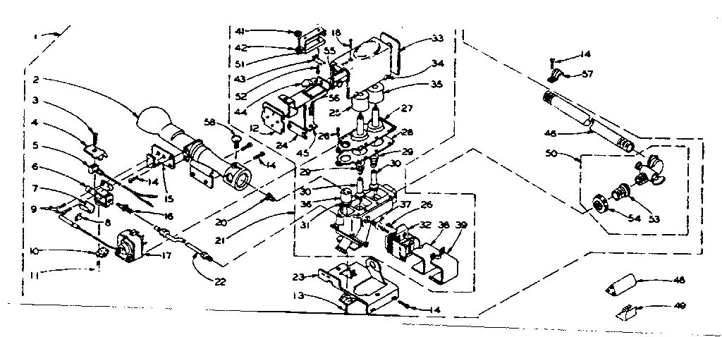 Kenmore 1106007610 white rodgers burner assembly diagram