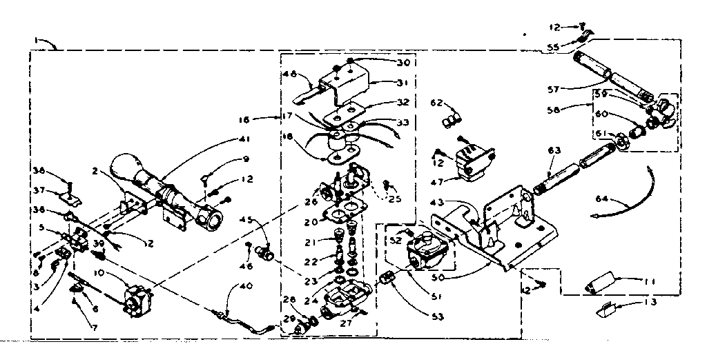 Kenmore 1106007610 white rodgers burner assembly diagram