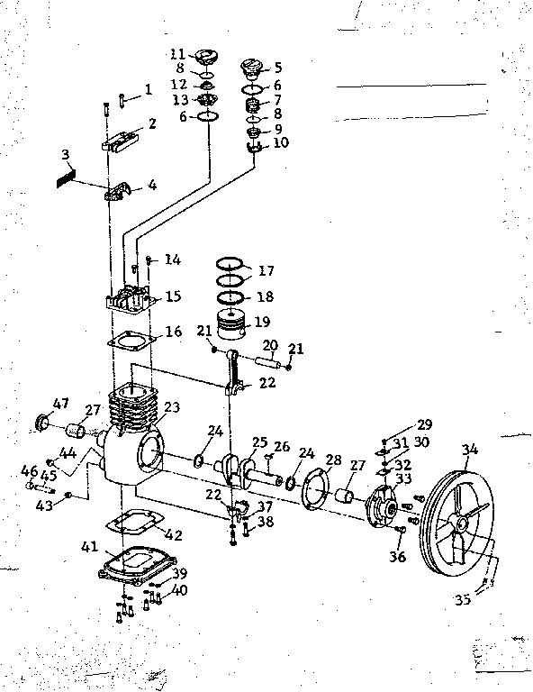 Craftsman 10289050 pump unit diagram