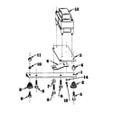 Craftsman 5803196-2 reactor assem. & engine mtg. support diagram