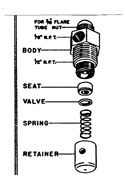 Kellogg MOD 101TV check valve assembly diagram