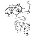 Craftsman 62720193 gear cover and oil base group diagram