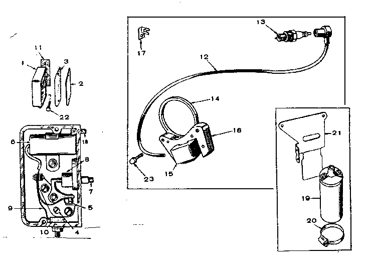 Craftsman 62720191 ignition group diagram
