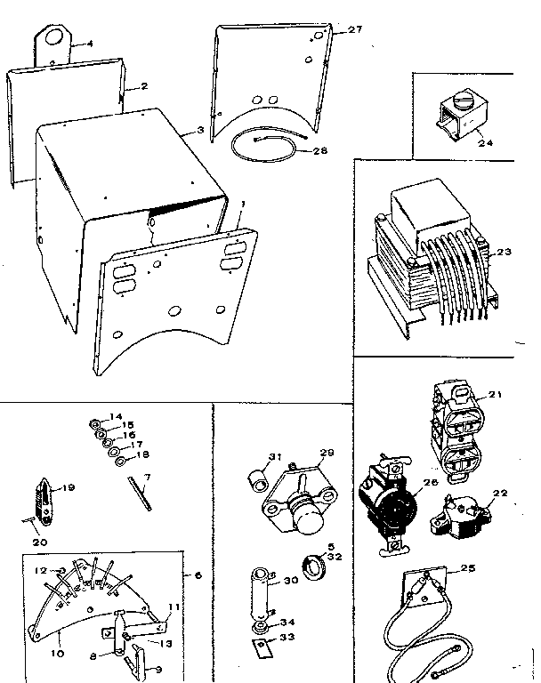 Craftsman 62720191 cylinder block group diagram