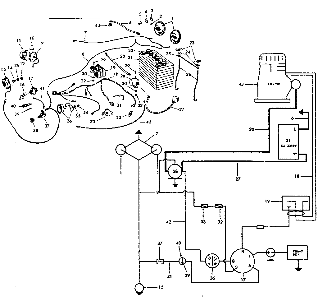 Craftsman 91725750 wiring diagram & electrical components diagram