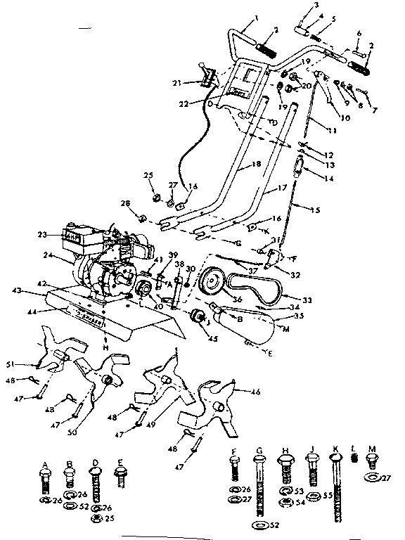 Craftsman 917294561 main frame diagram