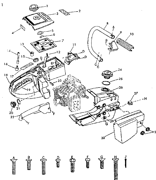 Craftsman 917351451 main frame diagram
