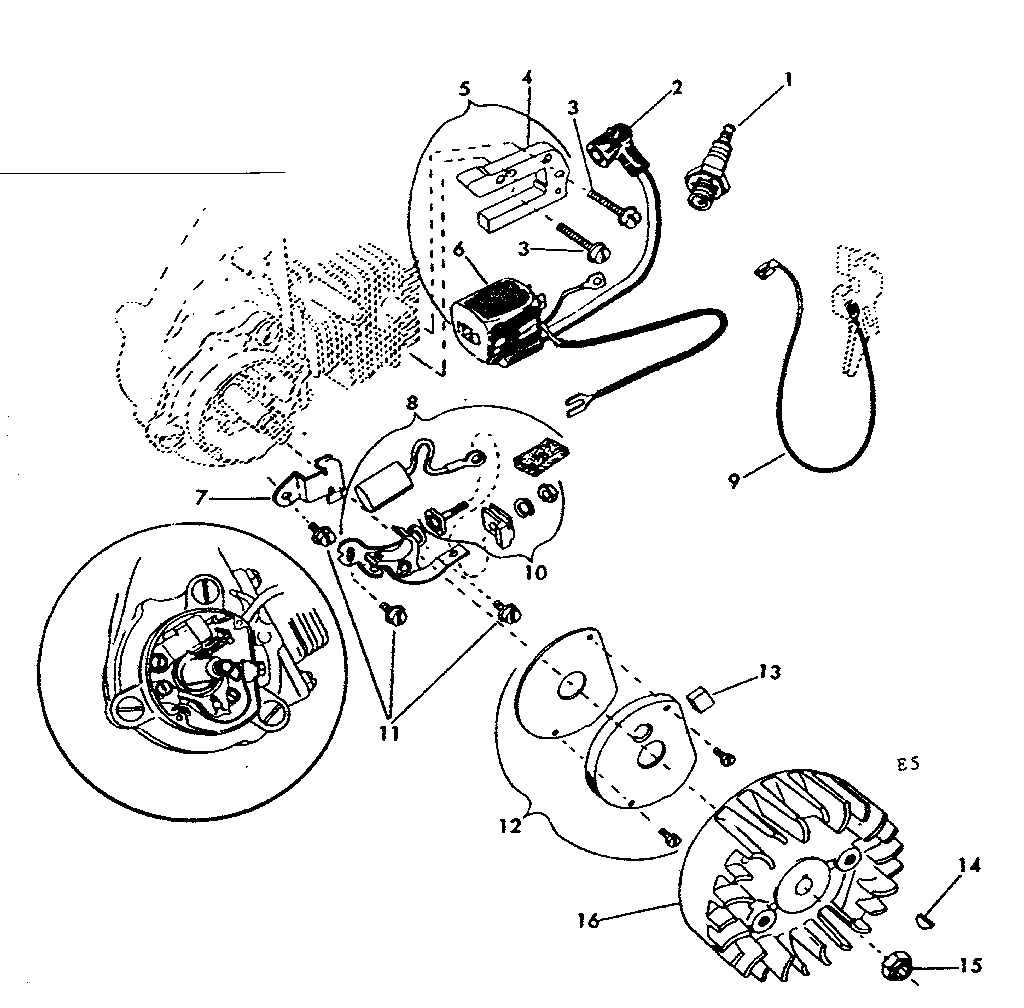 Craftsman 917351451 magneto diagram